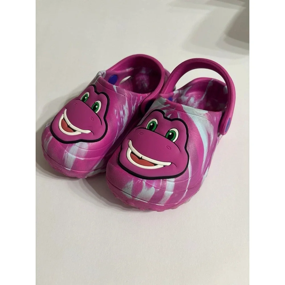 Barney Sandals (sz. 7/8) 90s Barney the Purple Dinosaur